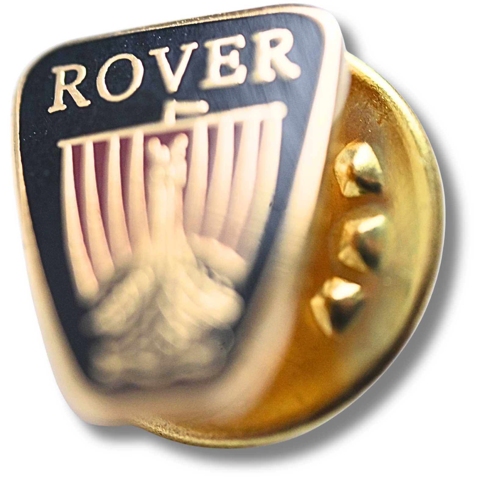 Rover Logo Pin Schiff – Klassisches Markenemblem – Metall Ansteckpin – Neuware