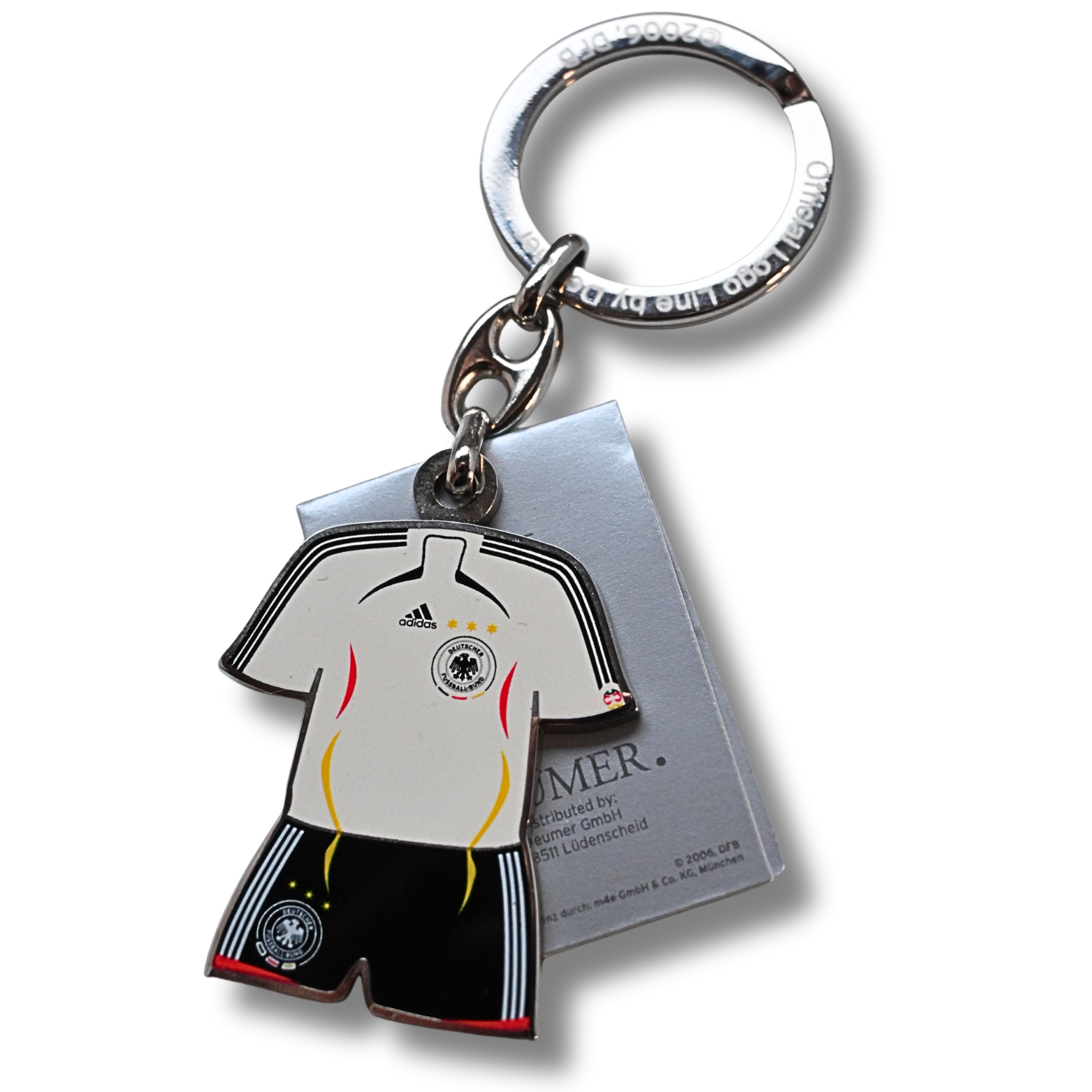 Schlüsselanhänger DFB Nationalmannschaft – Trikotform (Adidas, Official Licensed Product)