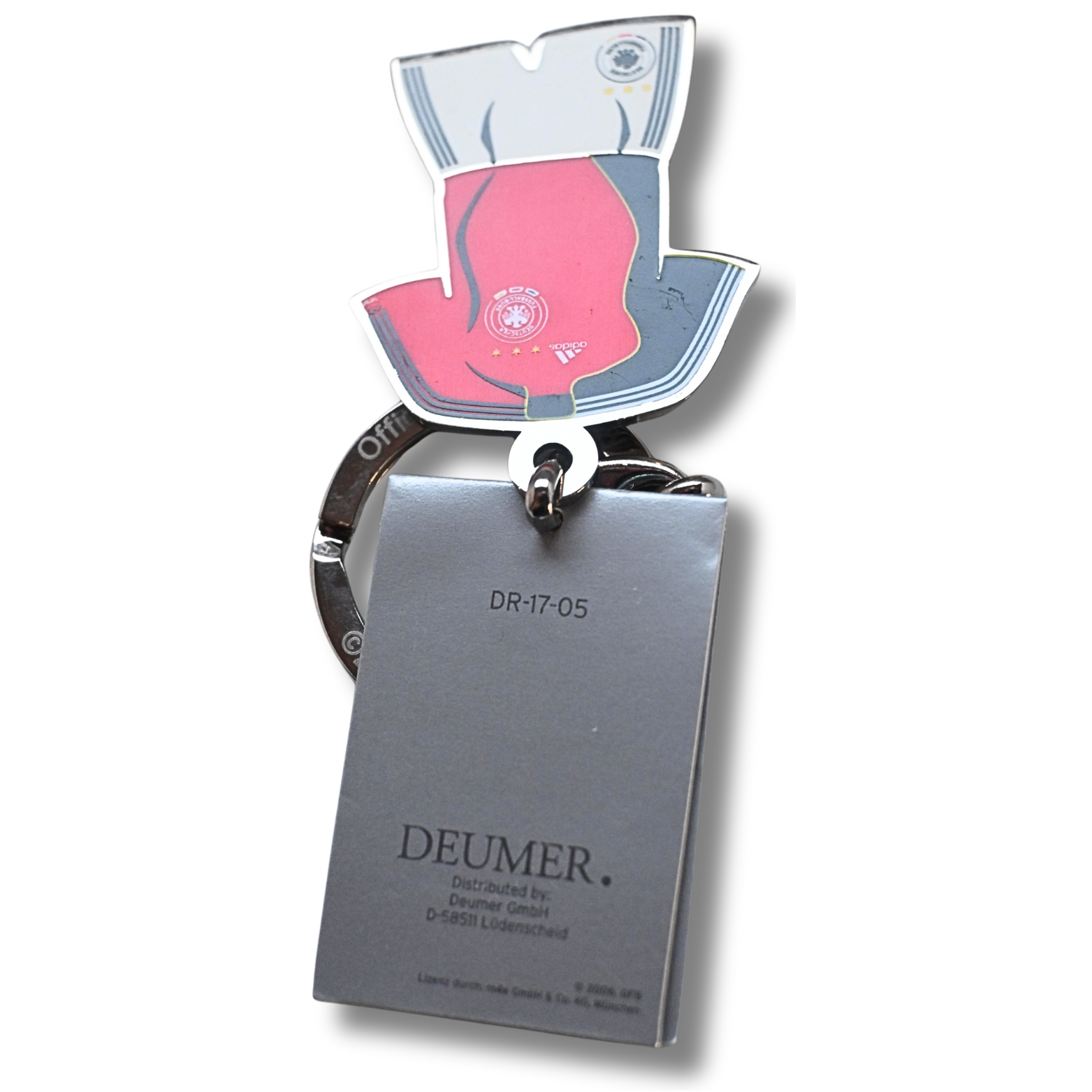 Schlüsselanhänger DFB Nationalmannschaft – Trikotform (Adidas, Official Licensed Product) – Bild 3