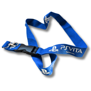 Schlüsselband Lanyard PlayStation Vita – Blau mit Sicherheitsverschluss