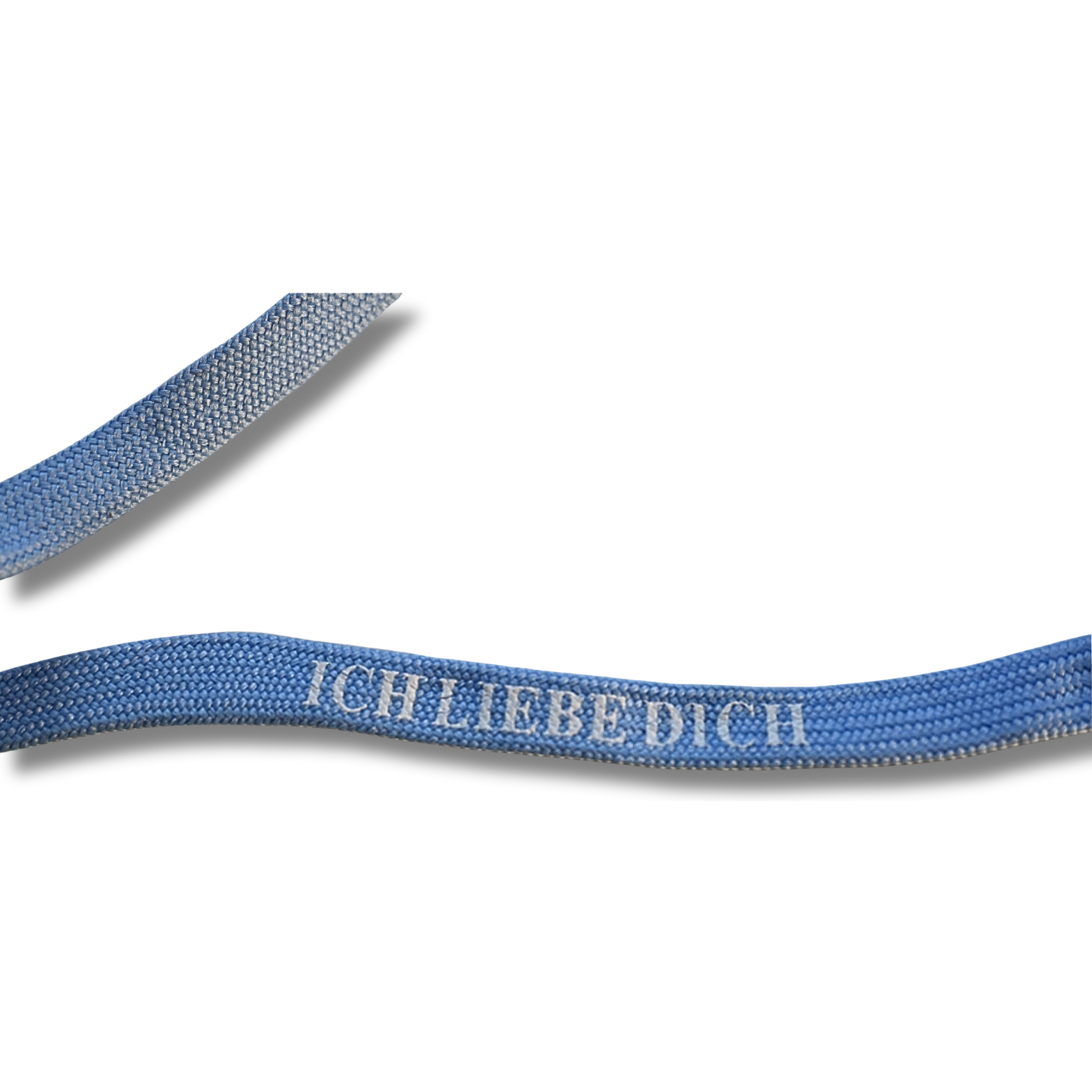 Schlüsselband „Ich liebe dich“ – hellblau – Bild 2