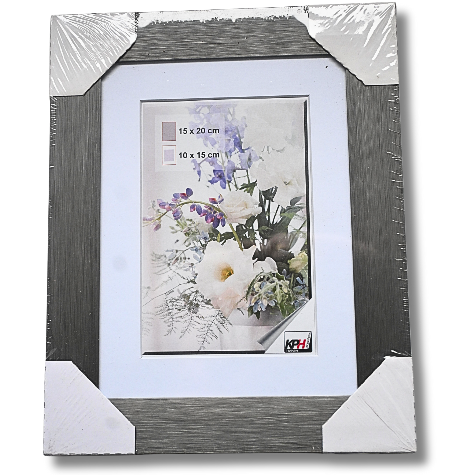 Aluminium-Bilderrahmen 15 × 20 cm – anthrazit – Elite Glas