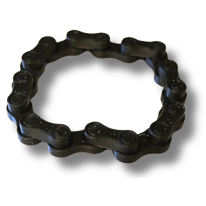 Fidget Kette – 3D-Druck Anti-Stress-Spielzeug, flexibel, schwarz, sensorisch
