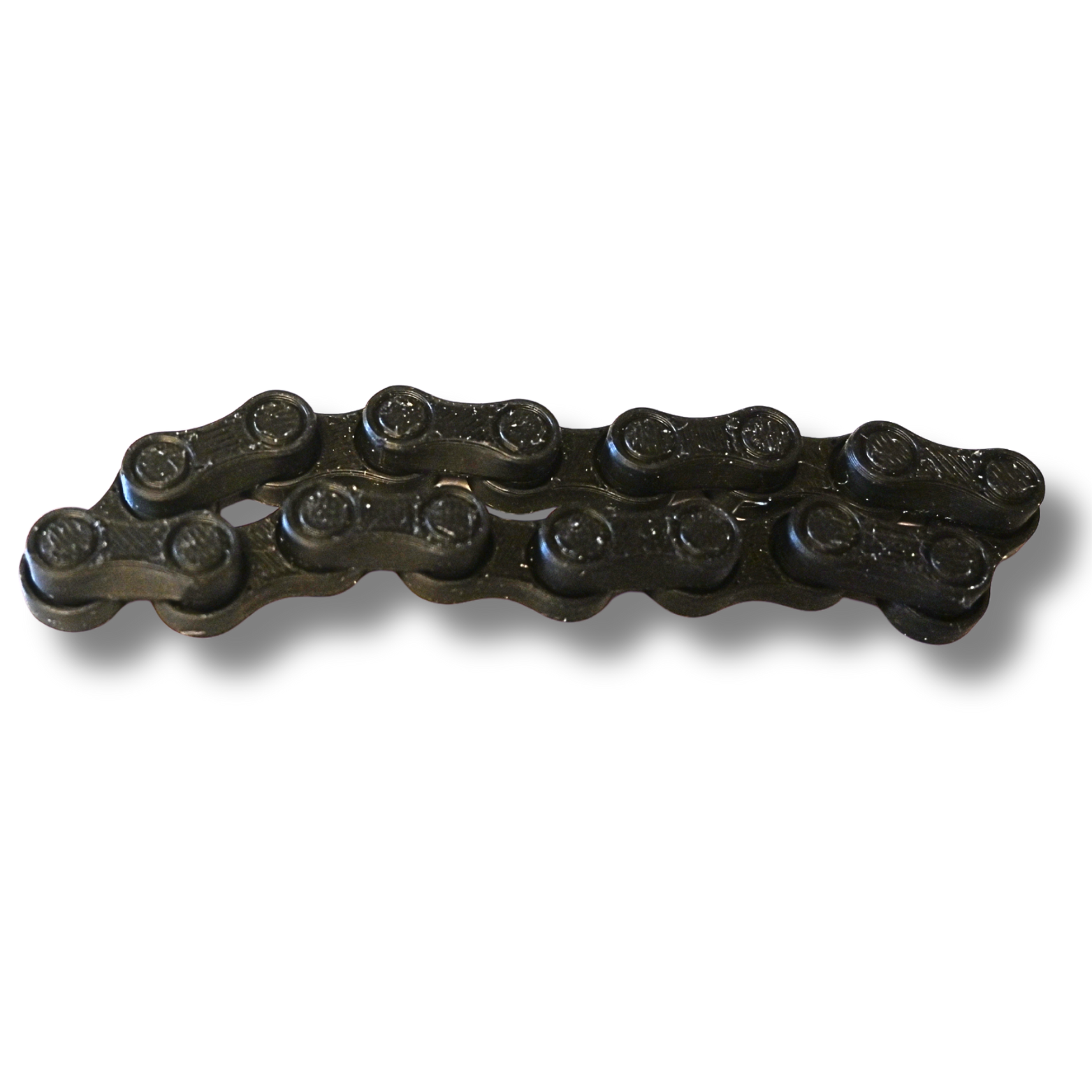 Fidget Kette – 3D-Druck Anti-Stress-Spielzeug, flexibel, schwarz, sensorisch – Bild 3