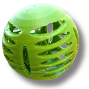 Fidget Kugel in Kugel Spiel-3D-Druck, Grün