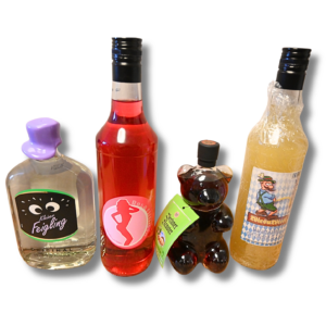 Rosenmontag 2026 Geschenkset A ( 4 Party Liköre)