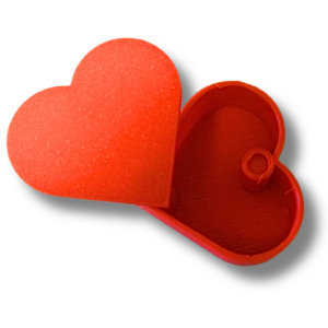 Herzdose - Aufbewahrung, Rot