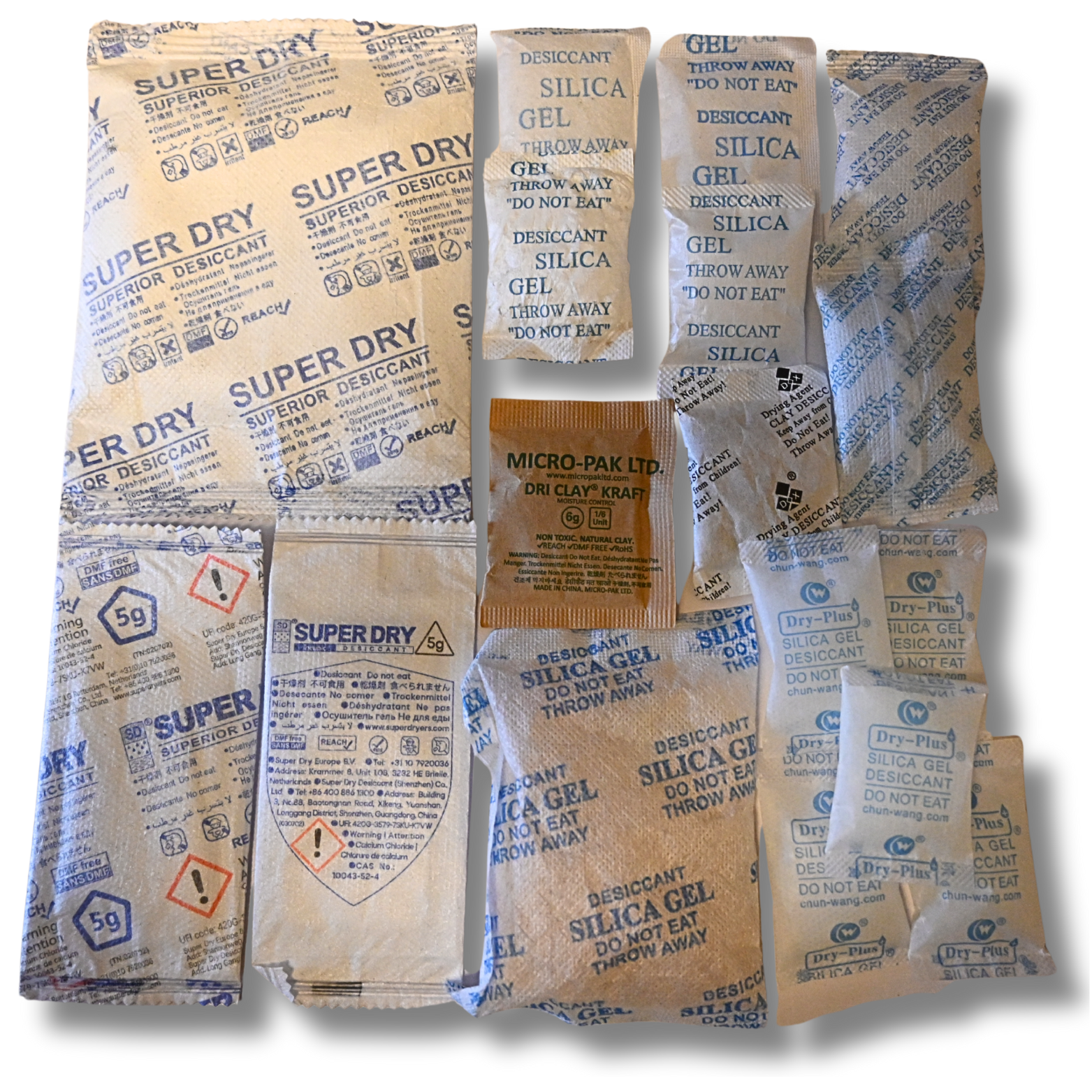 Silica-Gel-Beutel / Trocknungsbeutel Set – Bild 2