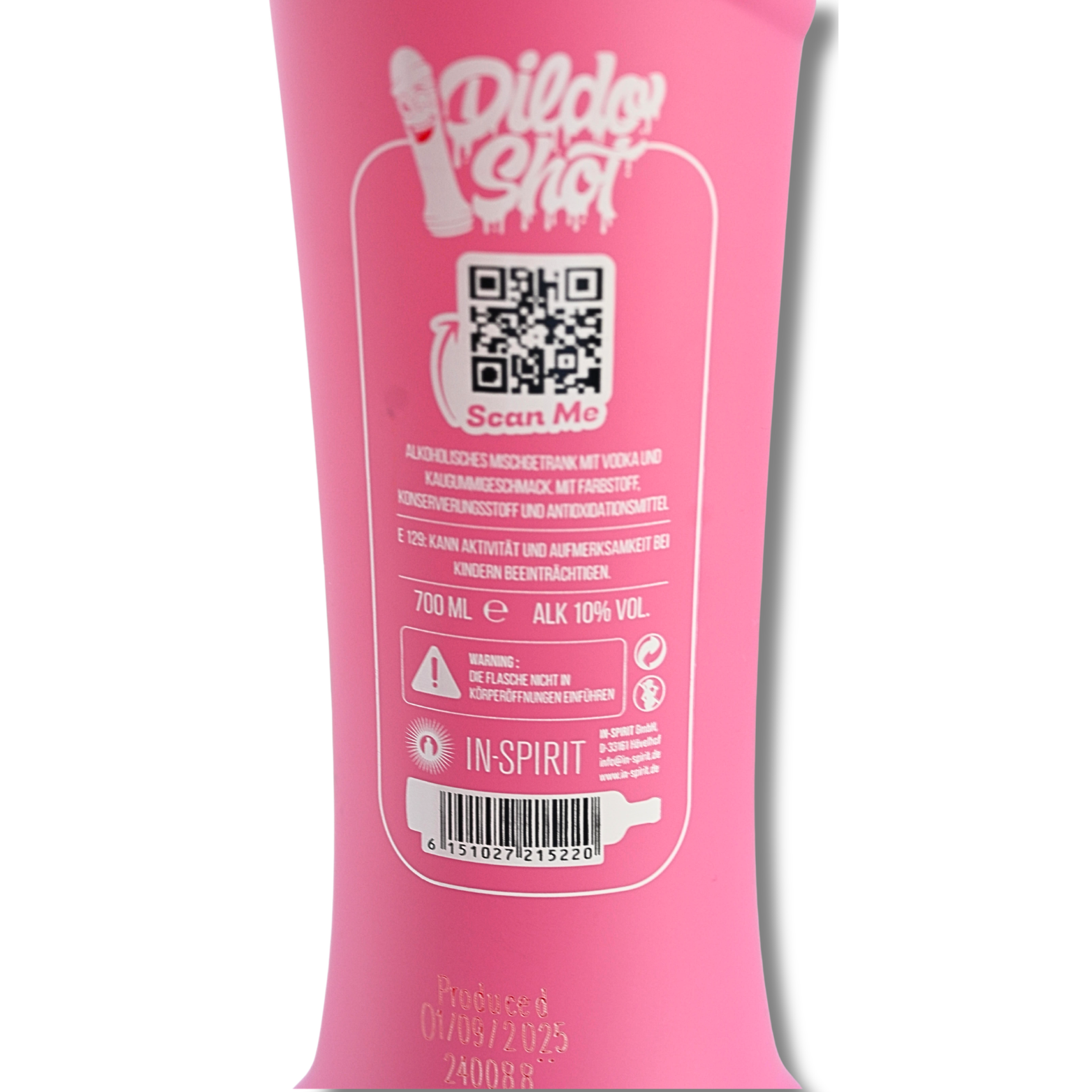 Dildo Shot Bubblegum Party 0,7 Liter 10% Vol. – Bild 3