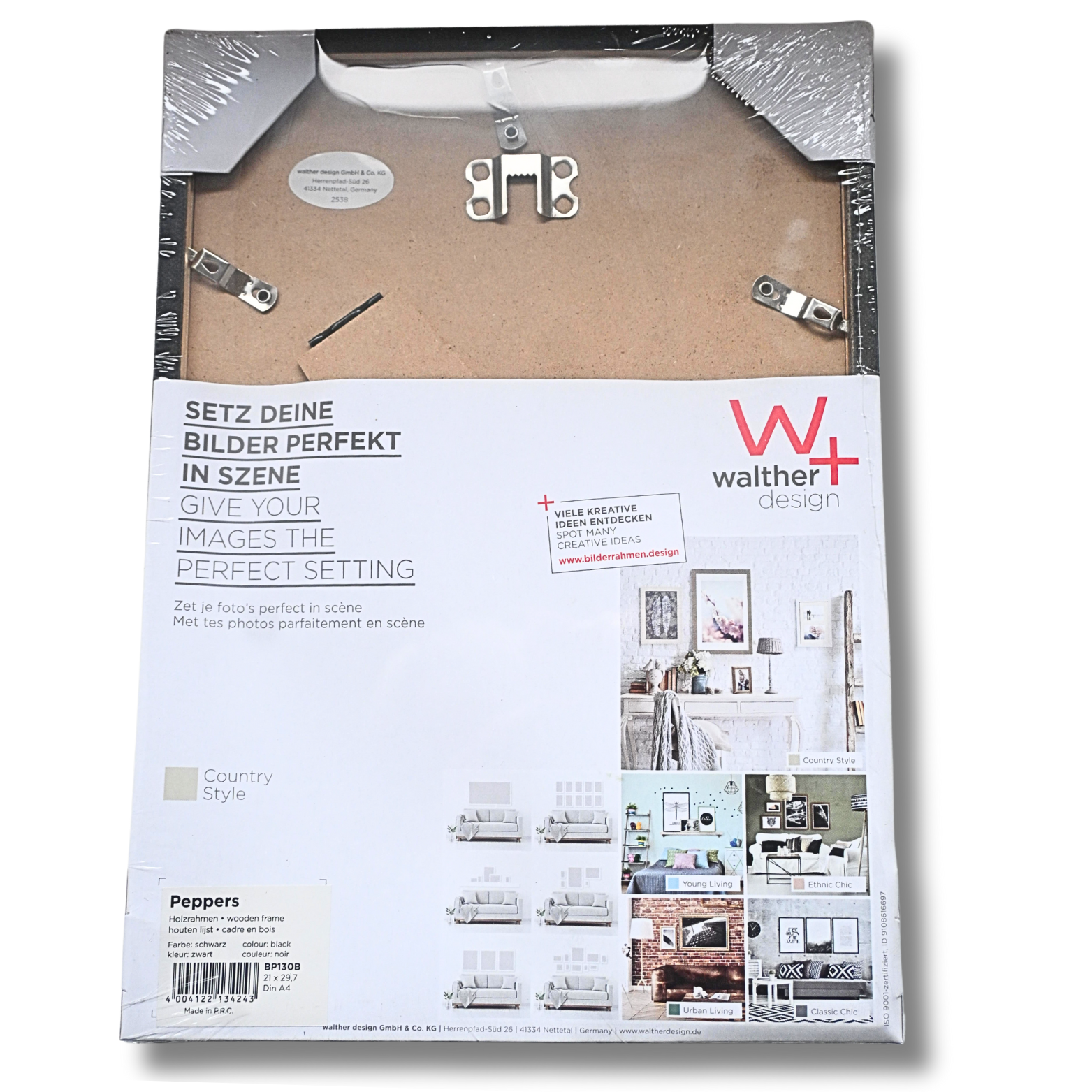 Dokumentenrahmen DIN A4 – schwarz – Walther Design „Peppers“ – Bild 3