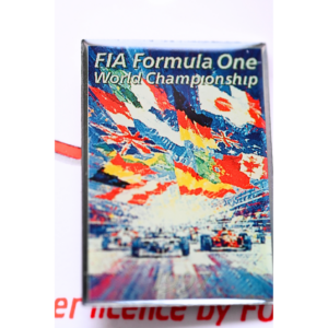 FIA Formula One World Championship Pin – internationales Flaggenmotiv – offizielles Lizenzprodukt
