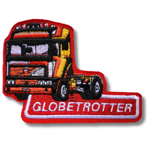 LKW „Globetrotter“ Aufnäher – Truck-Motiv Patch