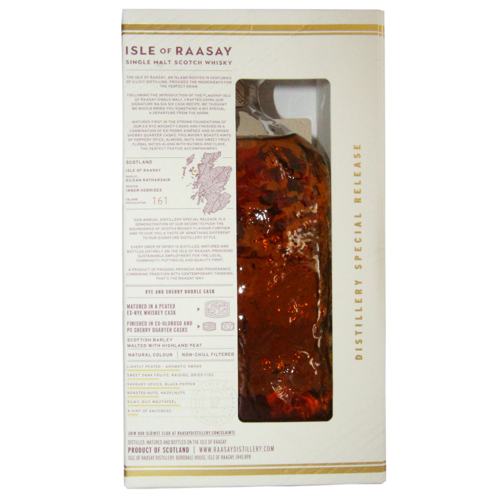 Isle of Raasay Sherry 0,7 Liter und 52 % Vol. 76,50€ ( Distillery Special Realease) – Bild 2