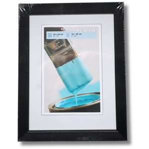 Kunststoff-Bilderrahmen 15 × 20 cm – schwarz
