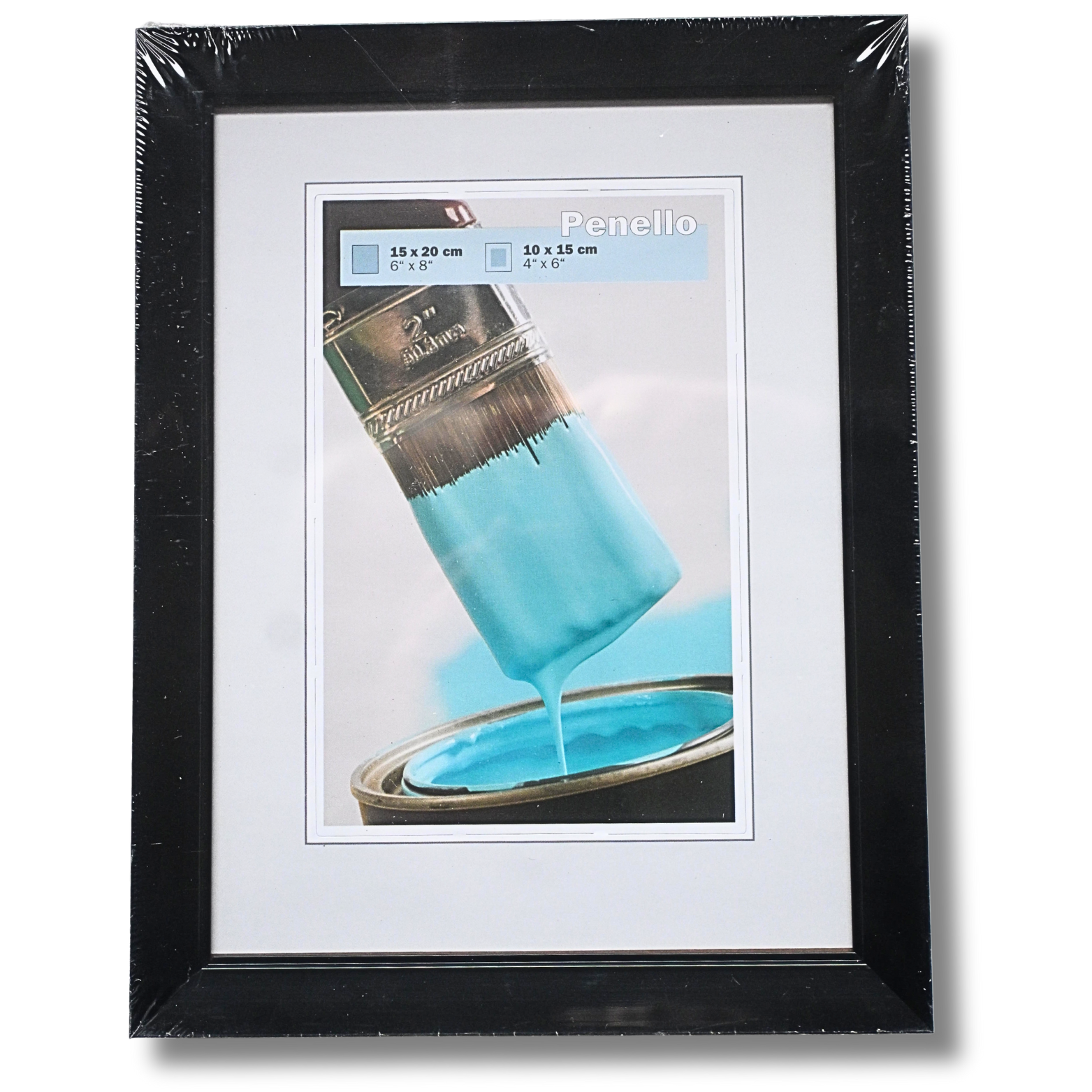 Kunststoff-Bilderrahmen 15 × 20 cm – schwarz