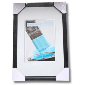 Kunststoff-Bilderrahmen 20 × 30 cm – schwarz