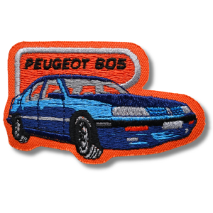 „Peugeot 605“ Aufnäher – gesticktes Motivklassiker-Patch