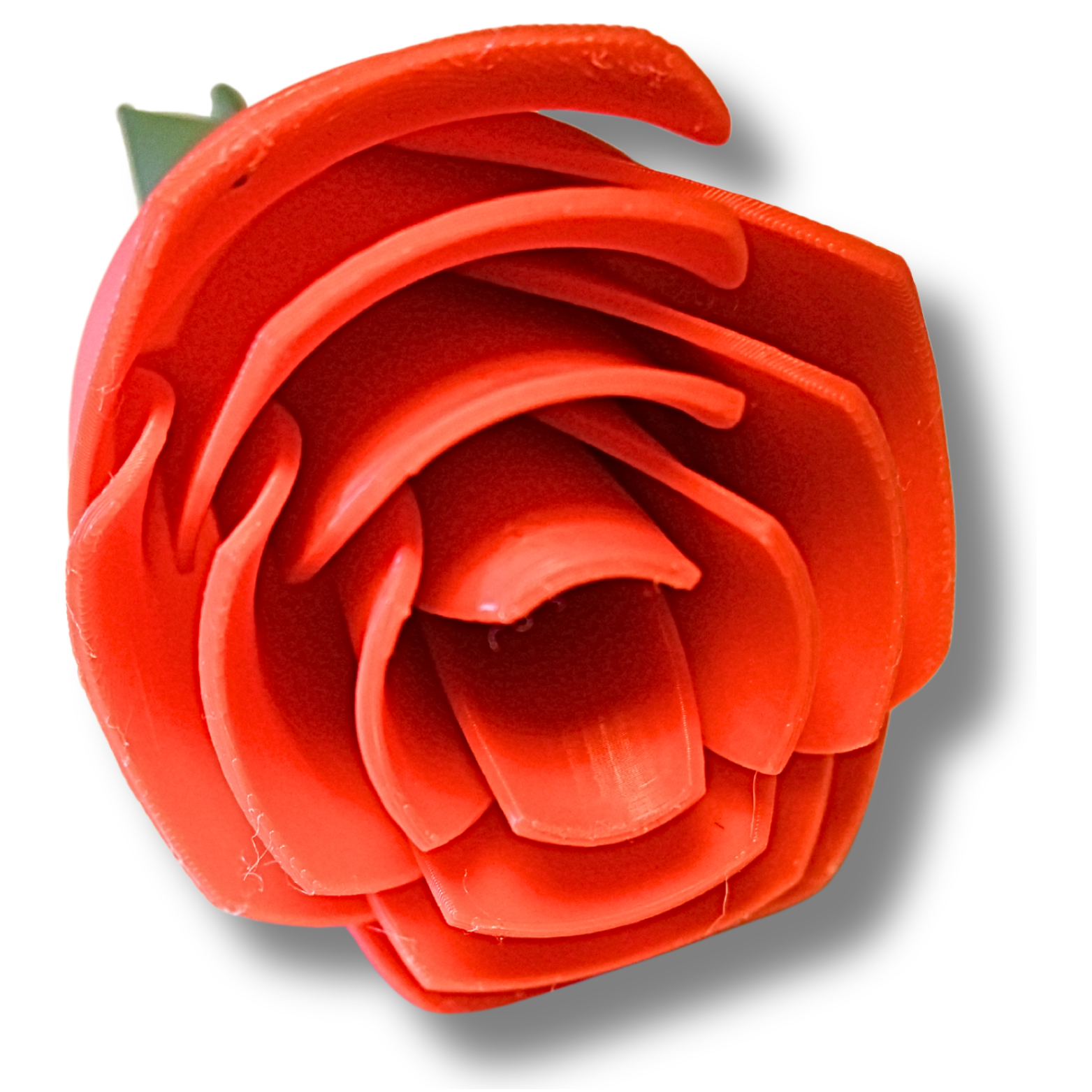 Rose-3D-Druck, Rot – Bild 3