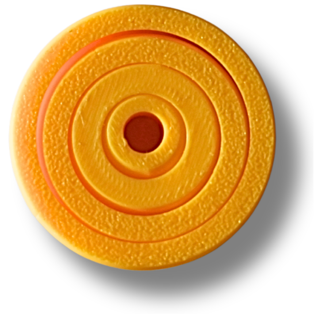 Fidget Spiralring Gelb Klein aus PLA in verschiedenen Farben