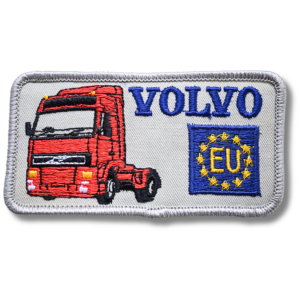 Volvo LKW mit EU-Emblem Aufnäher – Patch