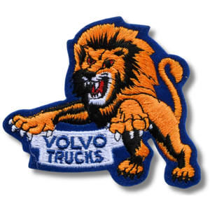 „Volvo Trucks“ Löwe Aufnäher  – Patch– blau