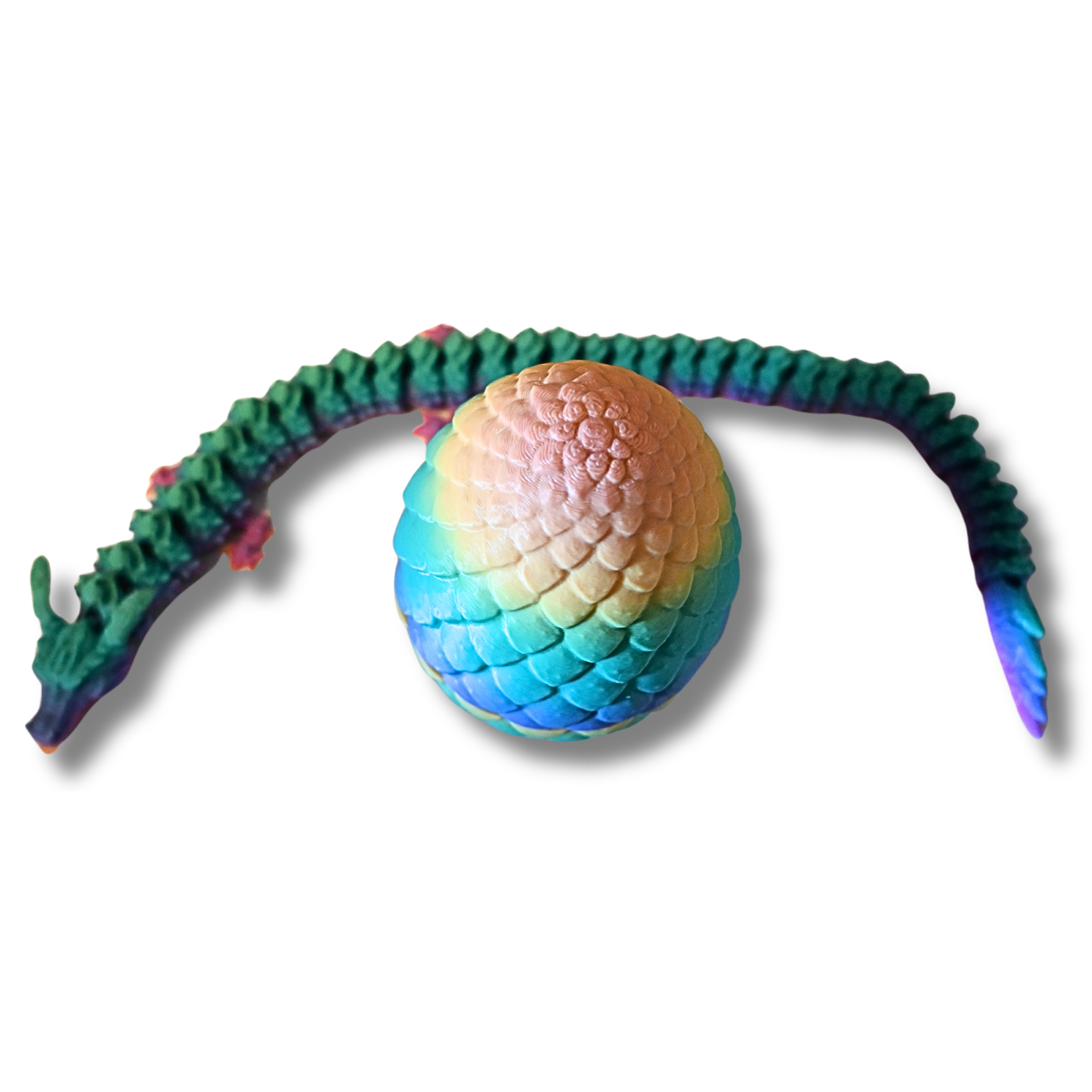 Fidget Drache & Drachenei als 2er Set ( Bunt) – Bild 2