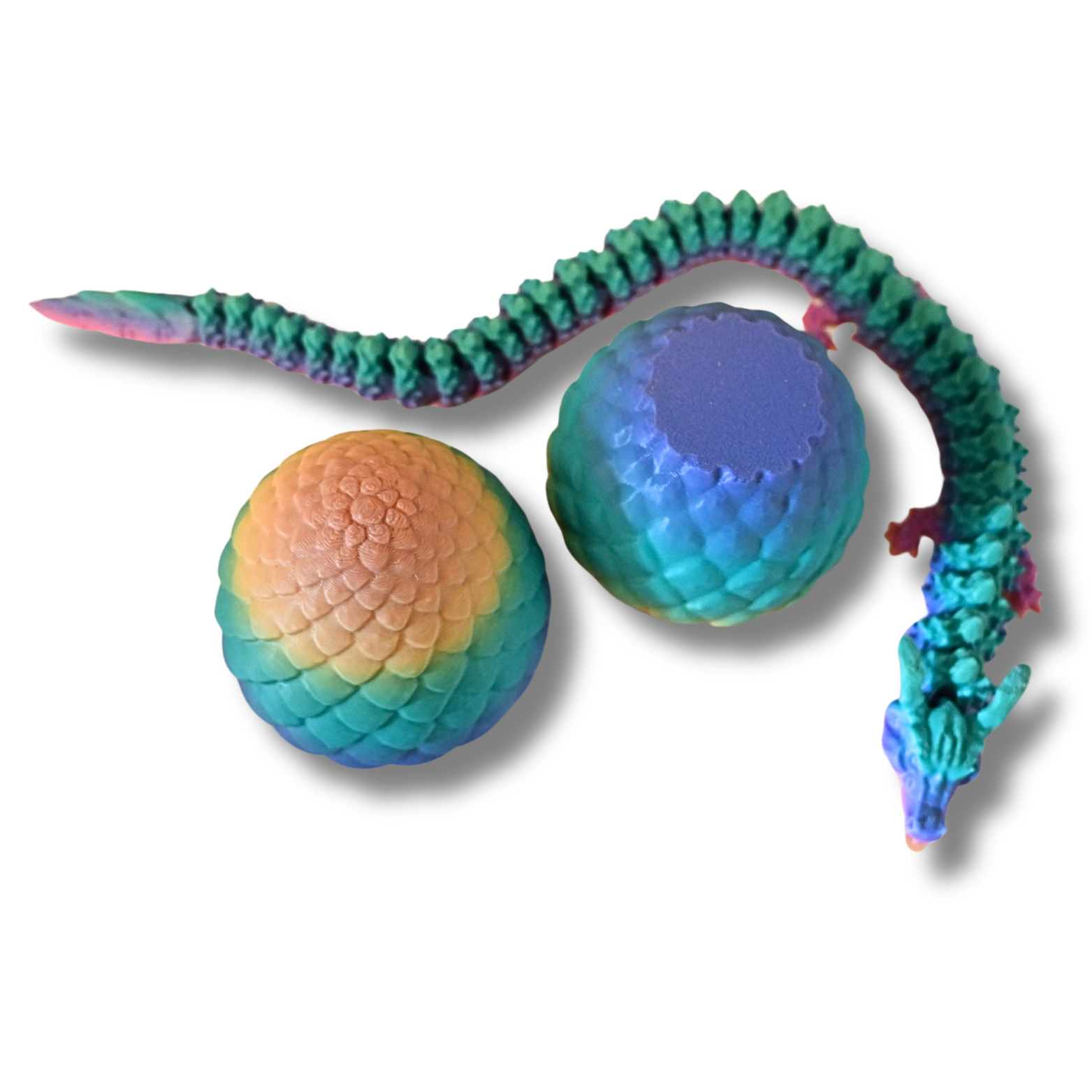 Fidget Drache & Drachenei als 2er Set ( Bunt) – Bild 3