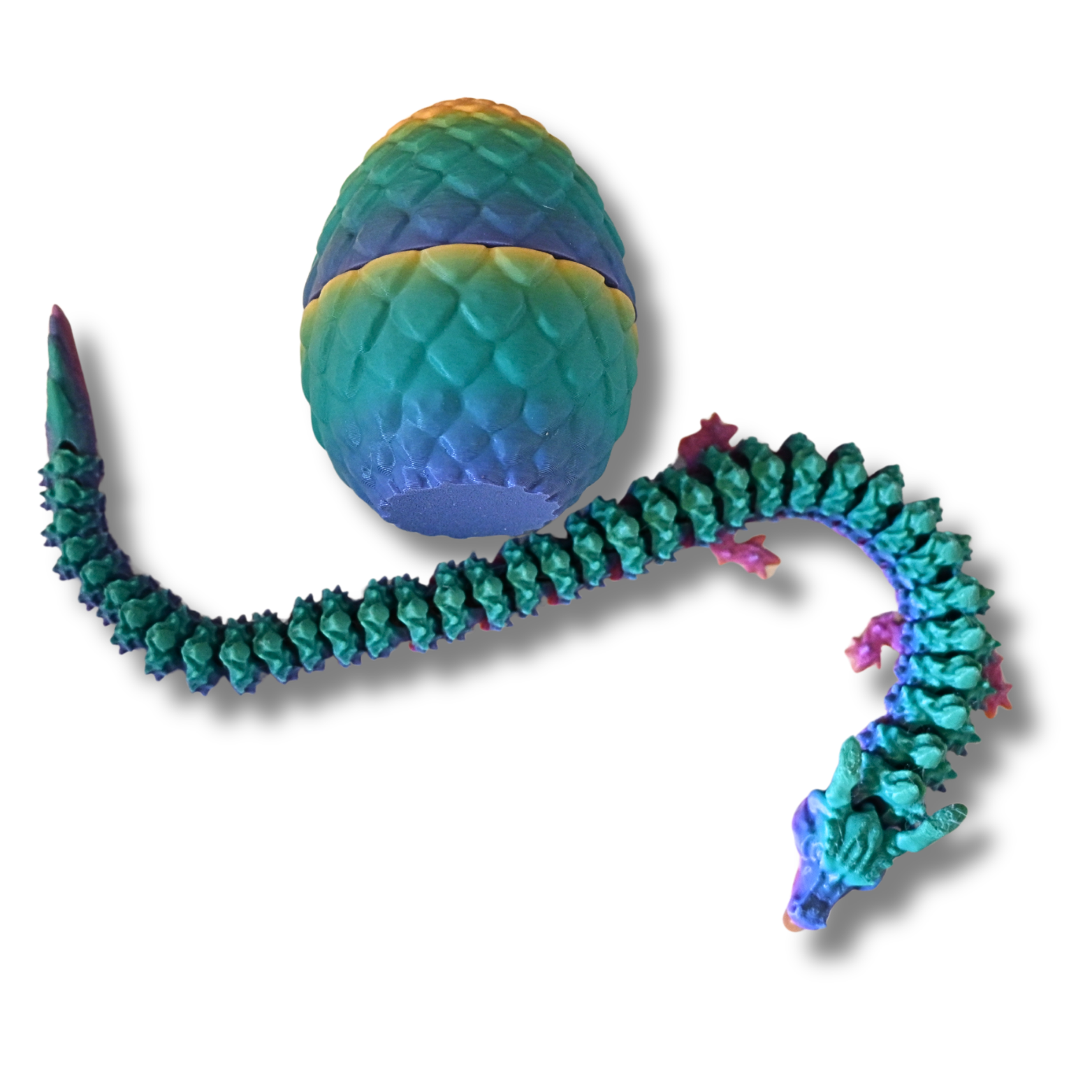 Fidget Drache & Drachenei als 2er Set ( Bunt) – Bild 5