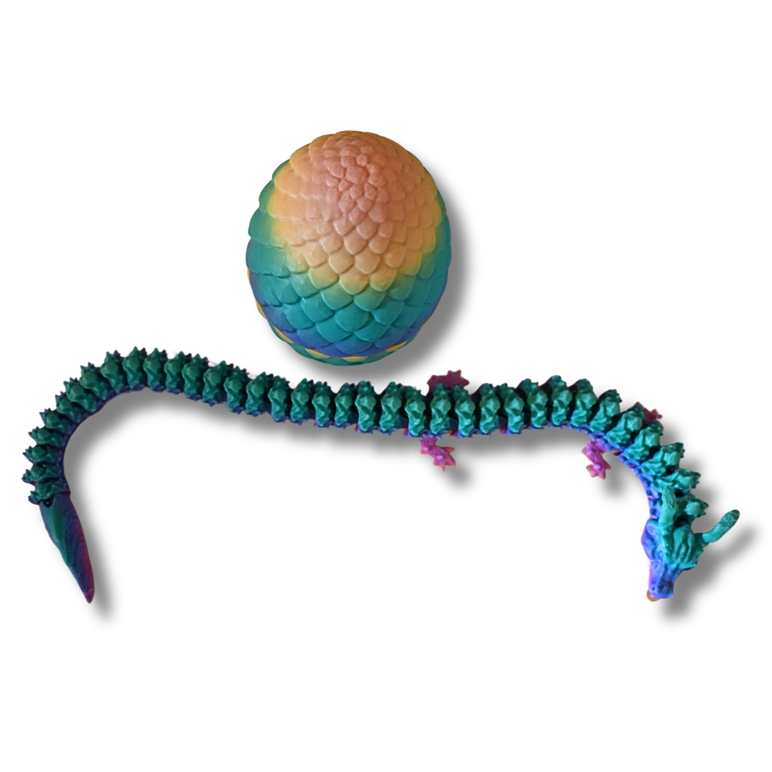 Fidget Drache & Drachenei als 2er Set ( Bunt) – Bild 6