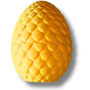 Drachenei Aufschraubbar Gelb. groß