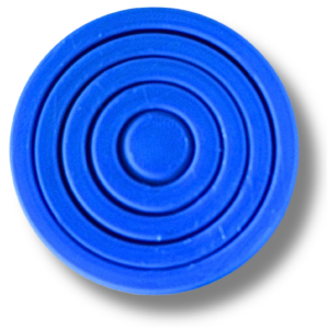 Fidget Spiralring Blau Groß