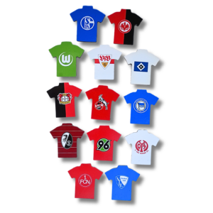 Verschiedene Bundesliga Trikot Magnet Pin