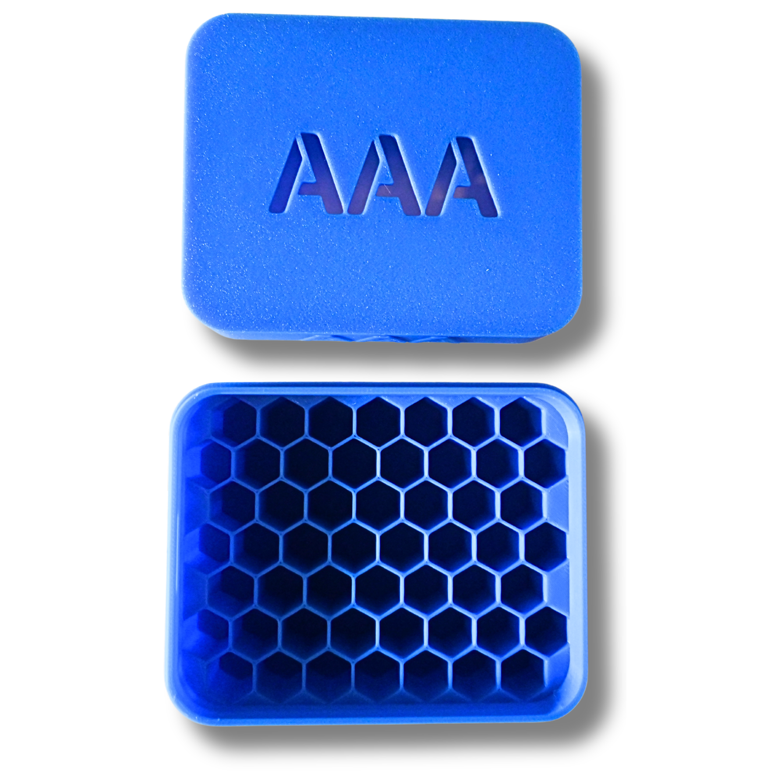 Aufbewahrungsbox mit Deckel für AAA Batterien 3D Druck, Blau – Bild 2