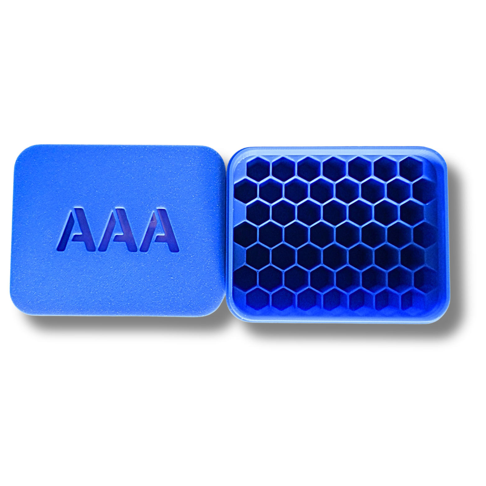 Aufbewahrungsbox mit Deckel für AAA Batterien 3D Druck, Blau – Bild 5