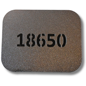 Aufbewahrungsbox mit Deckel für Akku 18650 3D Druck, Schwarz mit Druckfehler!