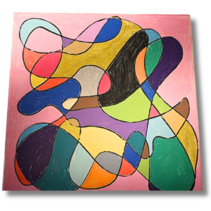 Original Acrylgemälde auf Leinwand Nr: 262 – „Fließende Verbindungen“ (2026)