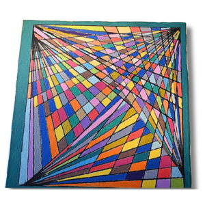 Original Acrylgemälde auf Leinwand Nr: 267 – „Perspektiven im Raum“ (2026) – Unikat