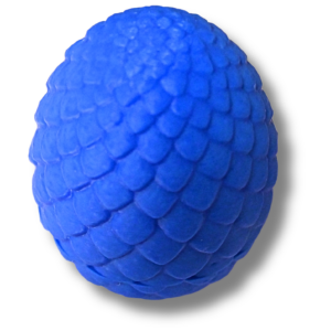 Drachenei, Aufschraubbar, Blau, B.Ware ( schließt nicht richtig)