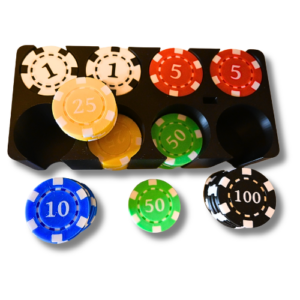 96 Poker Chips & Halterung 3D Druck ( Set)