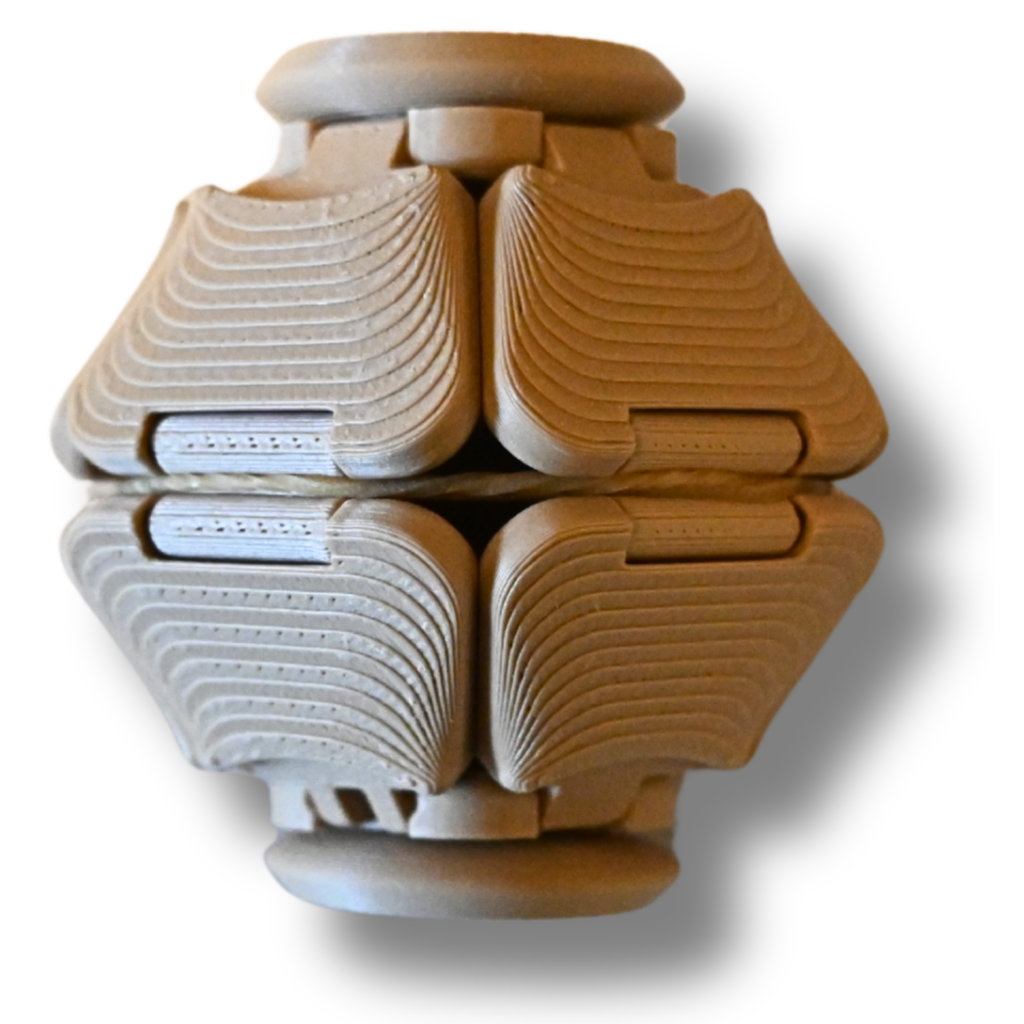 Fidget Squeezer 3D Druck aus PLA in verschiedenen Farben