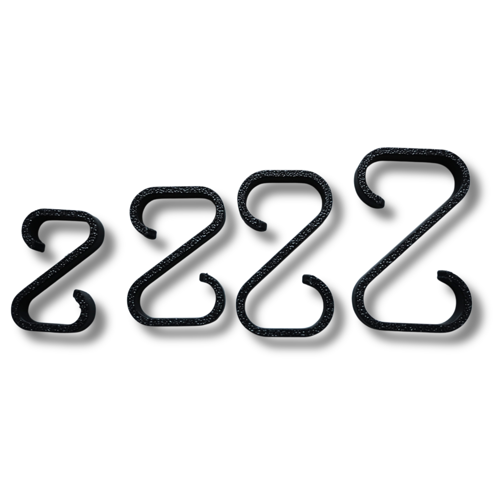 3D Druck Kabelhalter (Set mit 4 Klammern) aus PLA in verschiedenen Farben
