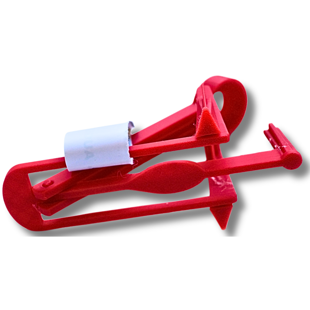 3D Druck Kirschkernentferner aus PLA in verschiedenen Farben.